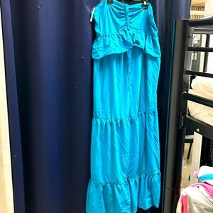 SHEIN jump suit, blue, 2xl